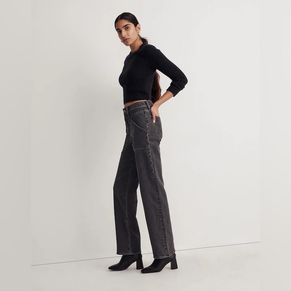 The Perfect Vintage Wide-Leg Jean in Windhaven Wash: Patch-Pocket Edition - Picture 3 of 7